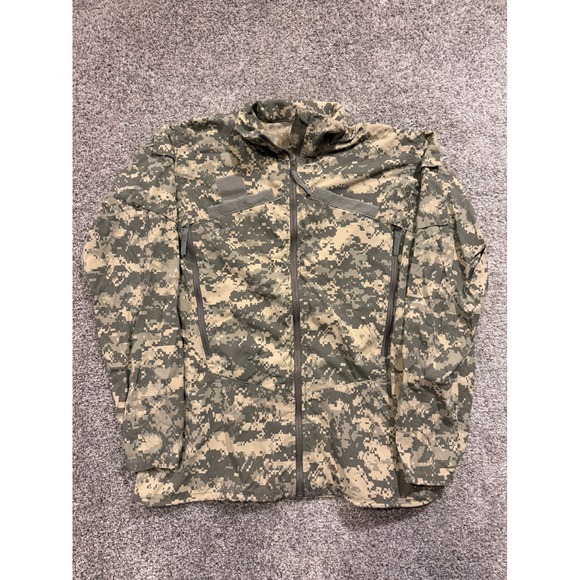 US Army Issue Other - US Army Jacket Mens Medium Long Camo Gen III L4 Wind Cold Weather Digital ACU